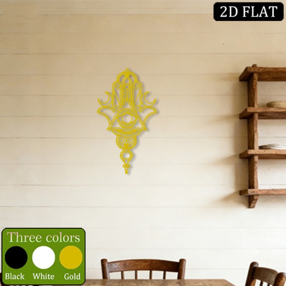 Art & Craft Of Problem Solving - CIFBUY Metal Wall Art Hamsa Evil