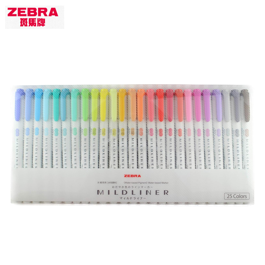 Zebra Pen Mildliner - Zebra Full 35/25Colors Mildliner Highlighters WTK7