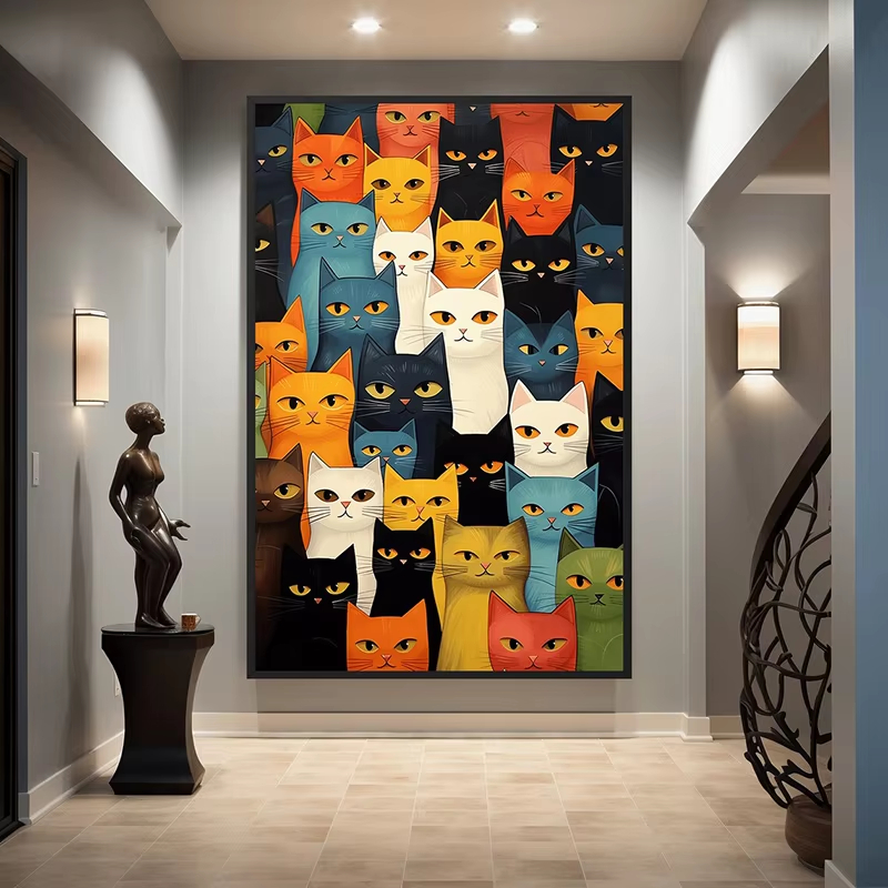 Art Craft Cat - Paint By Numbers Kit for Adults