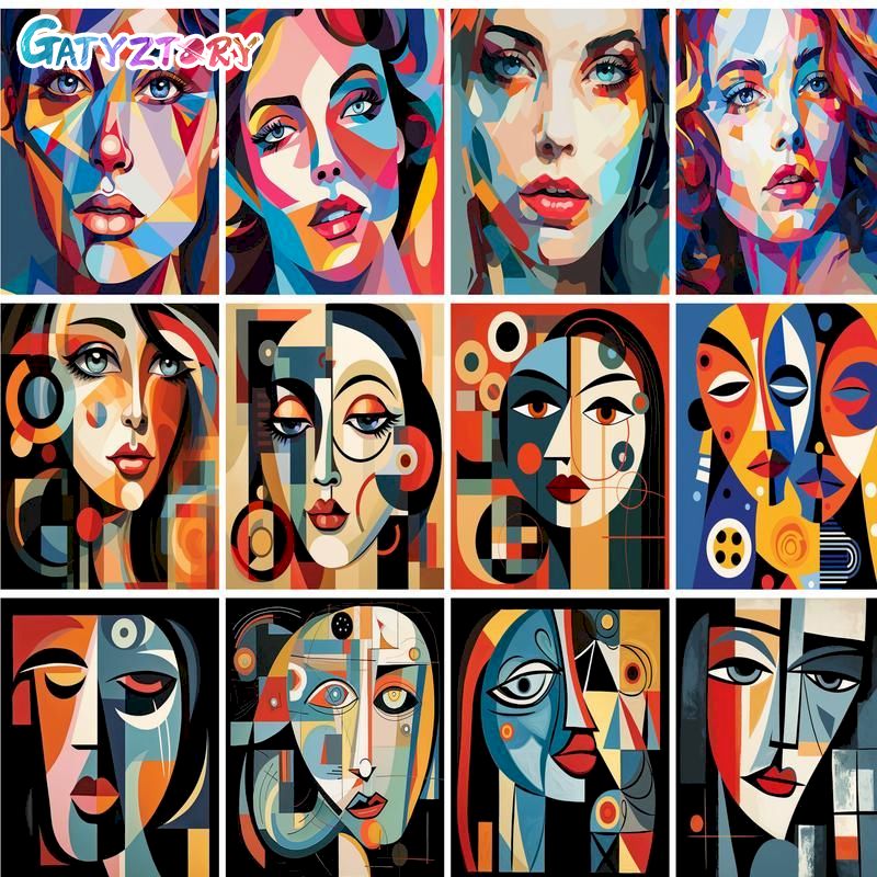 Art Craft Number - GATYZTORY Acrylic Paint Frame Diy Painting