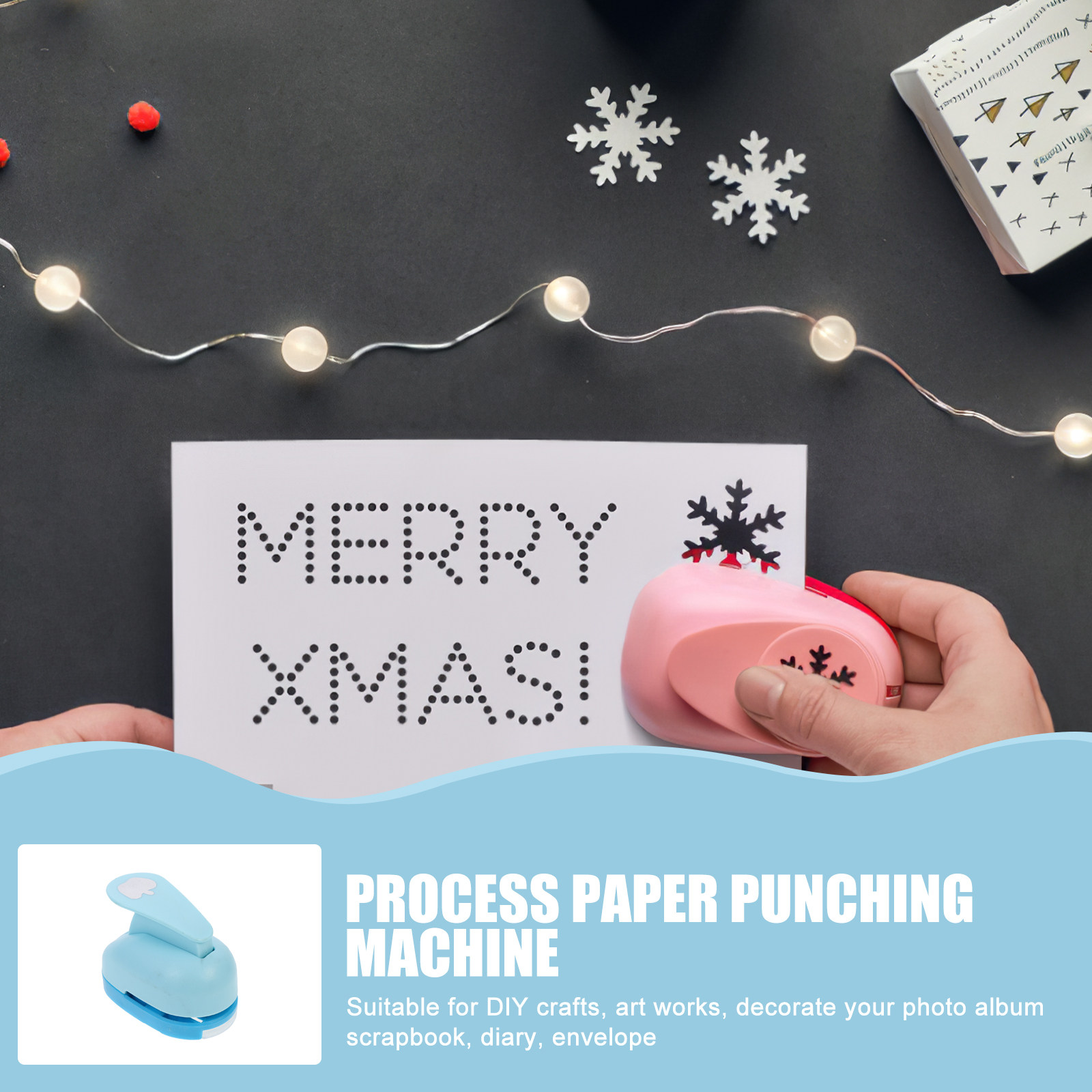 Art And Craft Photos - Versatile Plastic Paper Punch Tool for