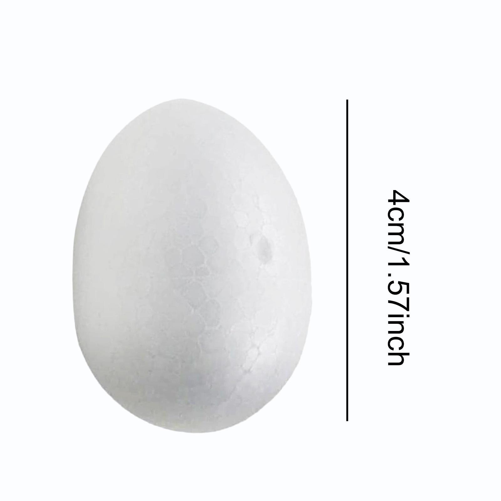 Art Craft Kindergarten - Foam Easter Eggs White Craft DIY