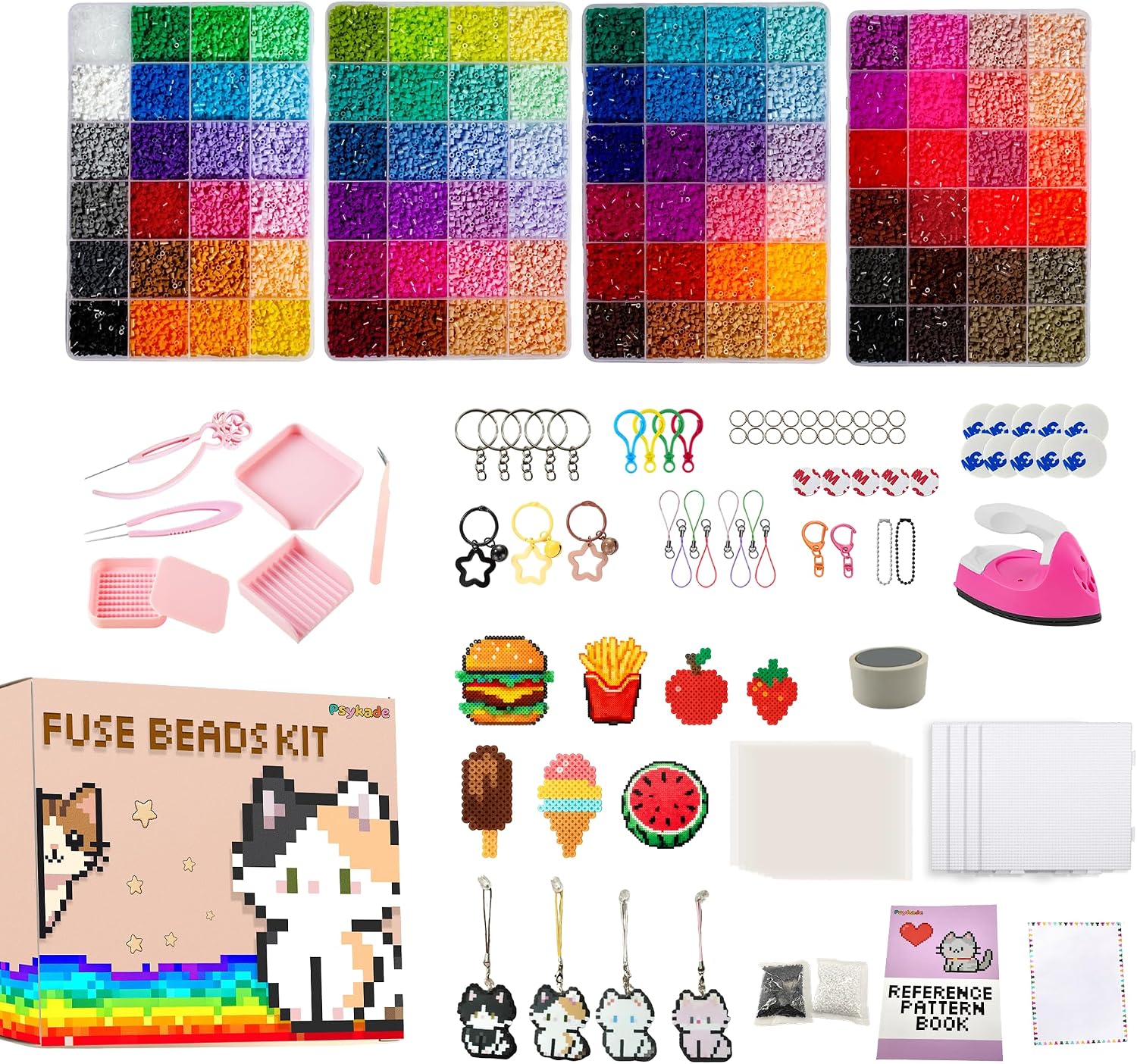 Art Crafting - Fuse Beads Kit-Easy DIY-96 Colors 53000
