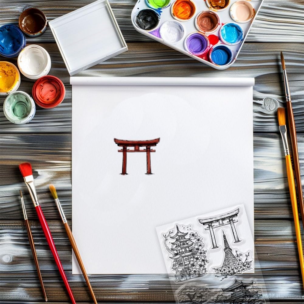 1Sheet Landscape Clear Stamps  - огляд і ціна Rubber Stamp Blank