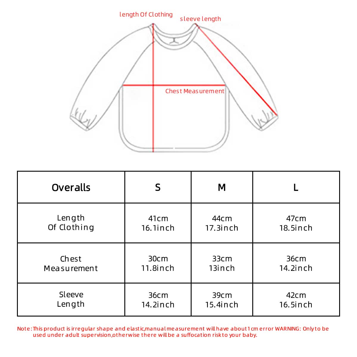 Kids Baby Long Sleeved PU Bibs - огляд і ціна Art Craft Kindergarten