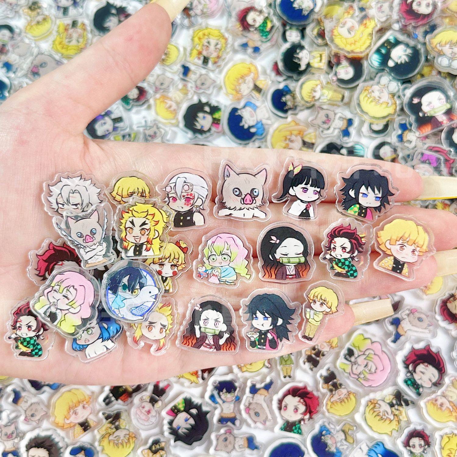 50/100Pcs 1/2cm Mini Demon Sla - огляд і ціна Art Craft Material