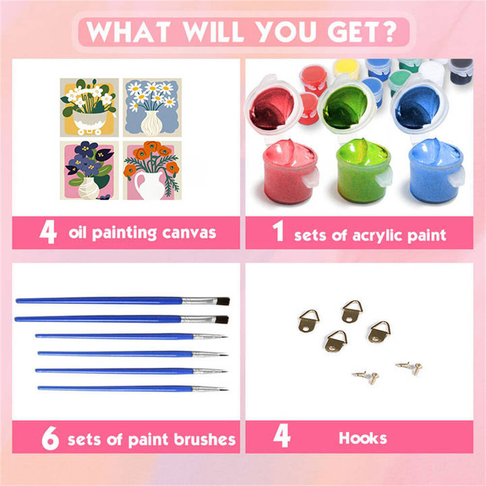 HUACAN Easy-to-learn Colorful  - огляд і ціна Art Craft Number