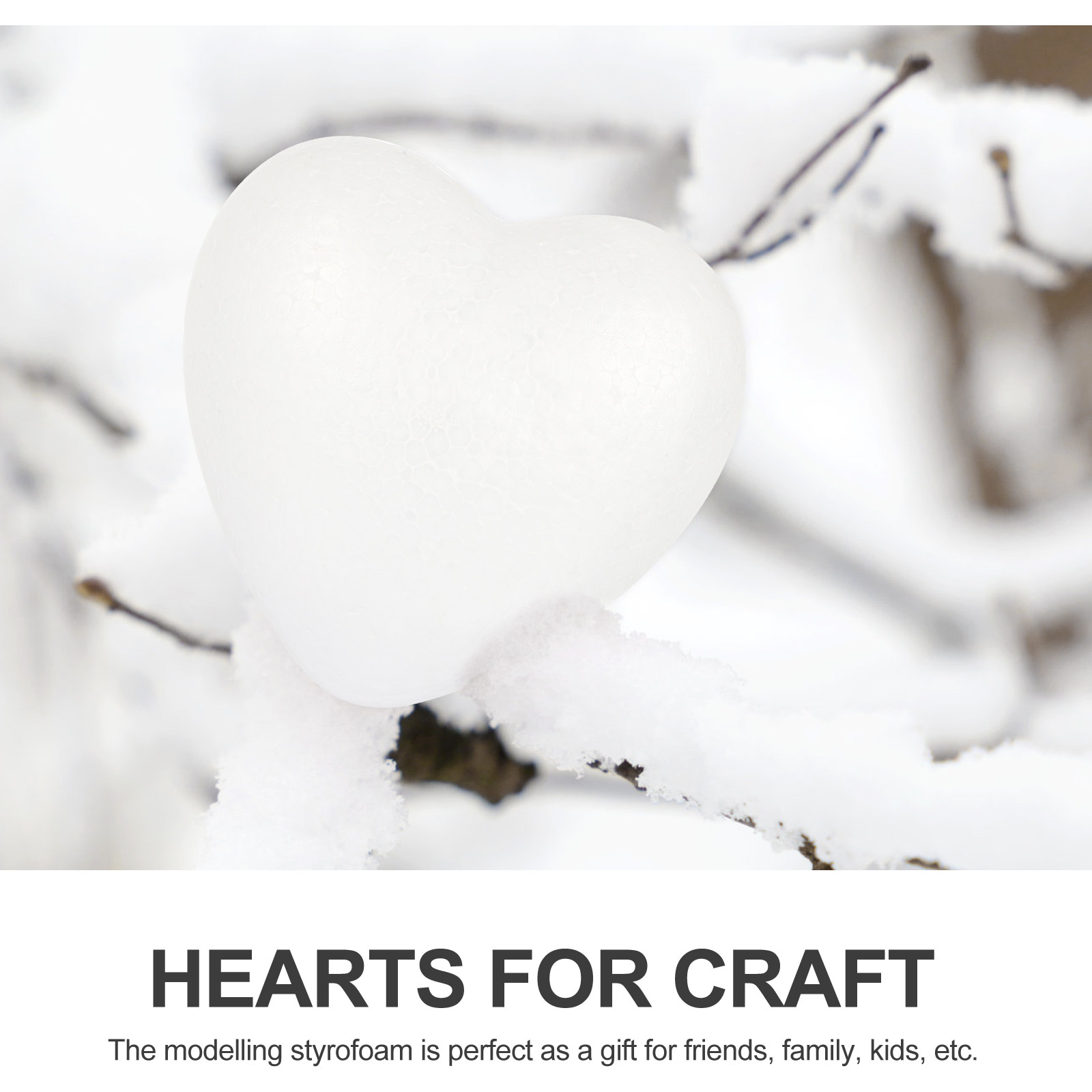 Heart-Shaped Polystyrene Craft - огляд і ціна Art And Craft Valentine