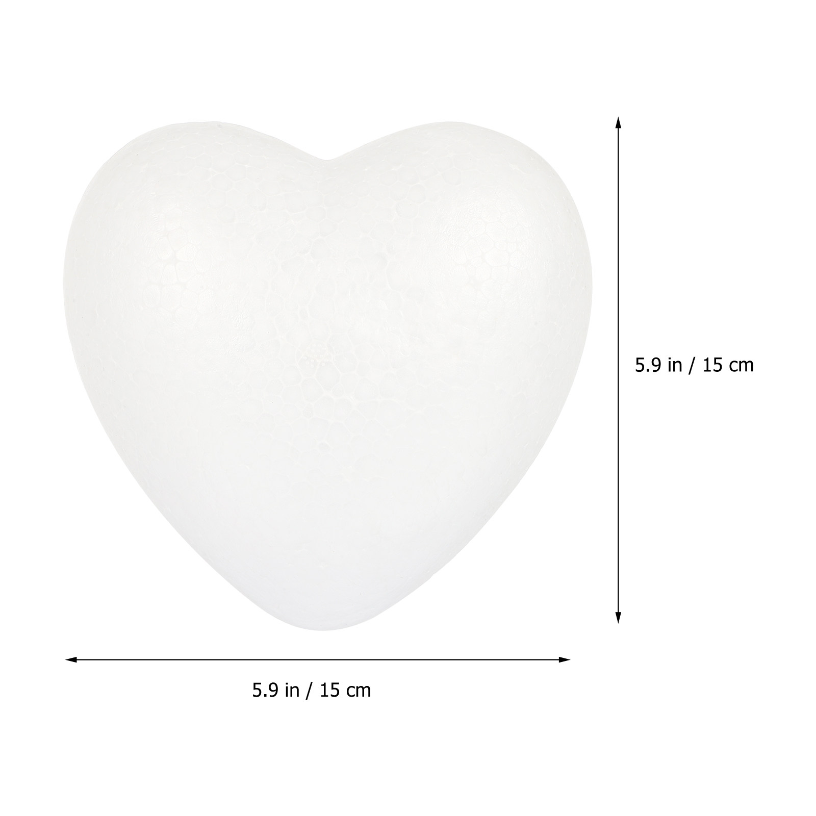 Heart-Shaped Polystyrene Craft - огляд і ціна Art And Craft Valentine