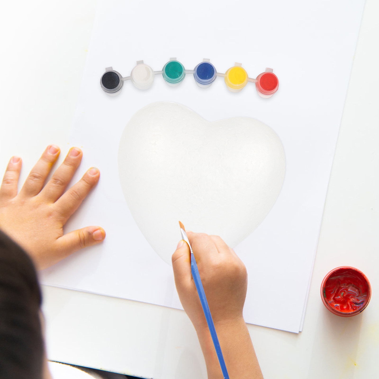 Heart-Shaped Polystyrene Craft - огляд і ціна Art And Craft Valentine