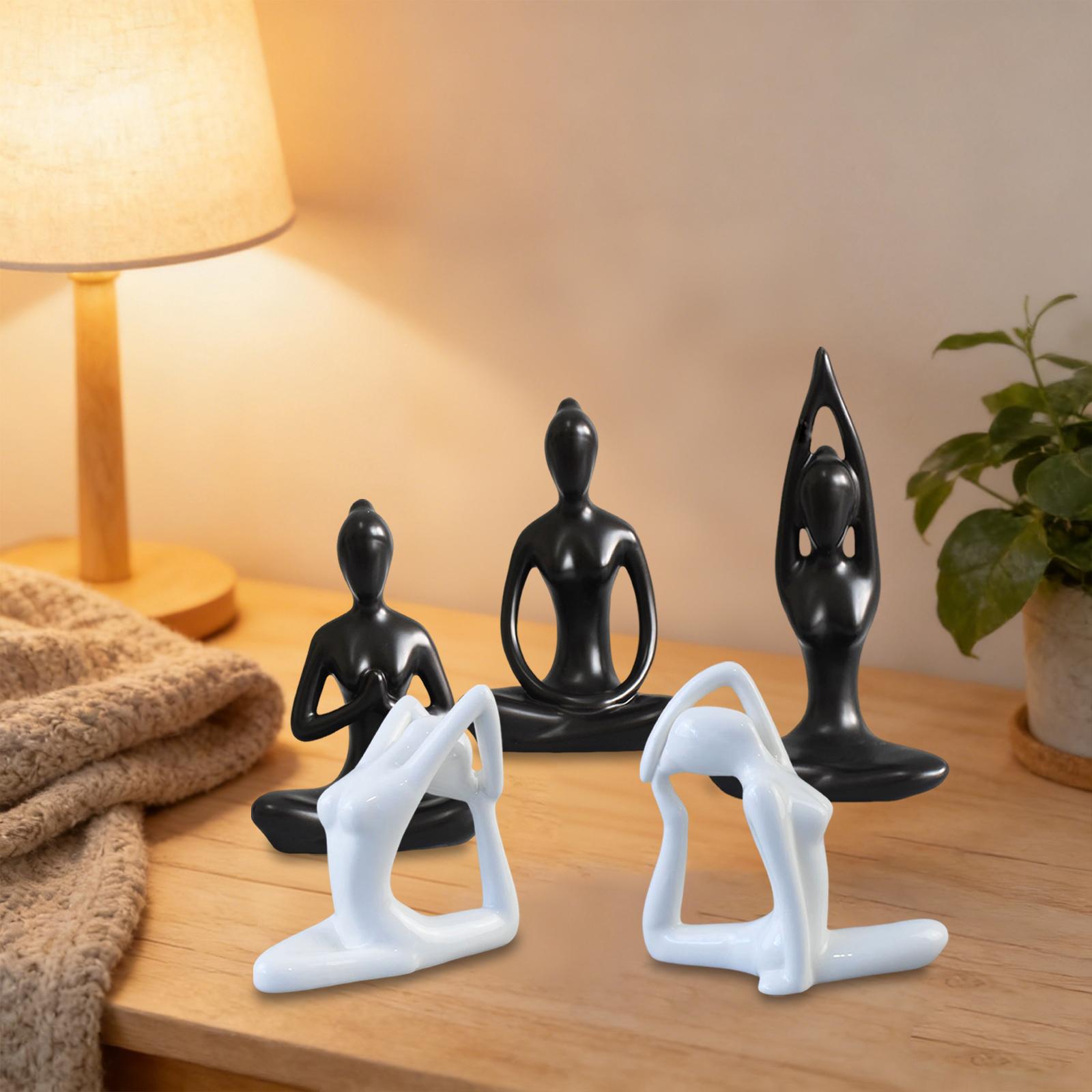 Ceramic Yoga Statue Ornament D - огляд і ціна Art And Craft Studio