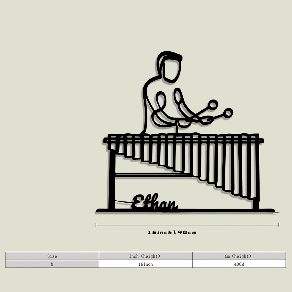 CIFBUY Metal Wall Art Marimba  - огляд і ціна Art And Craft Studio