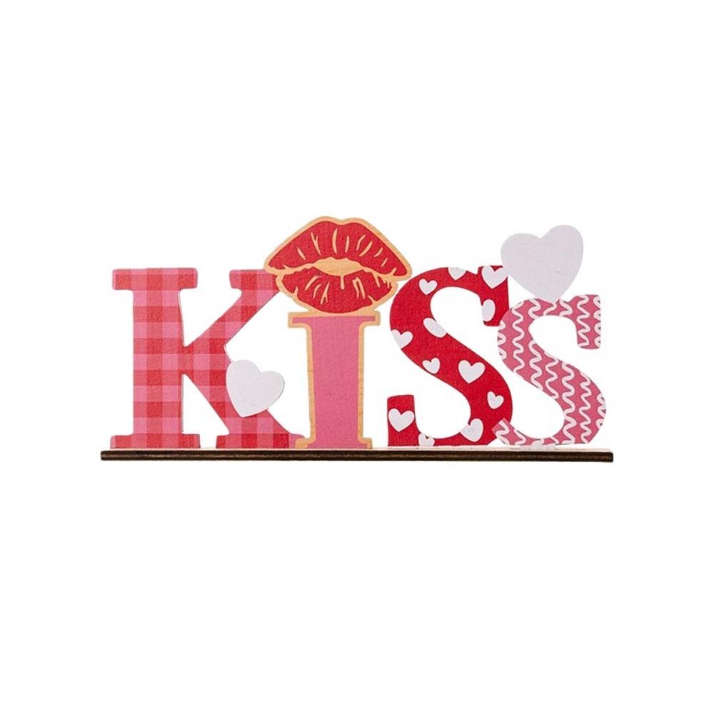LOVE KISS Love Wood Knot Ornam - огляд і ціна Art And Craft Valentine