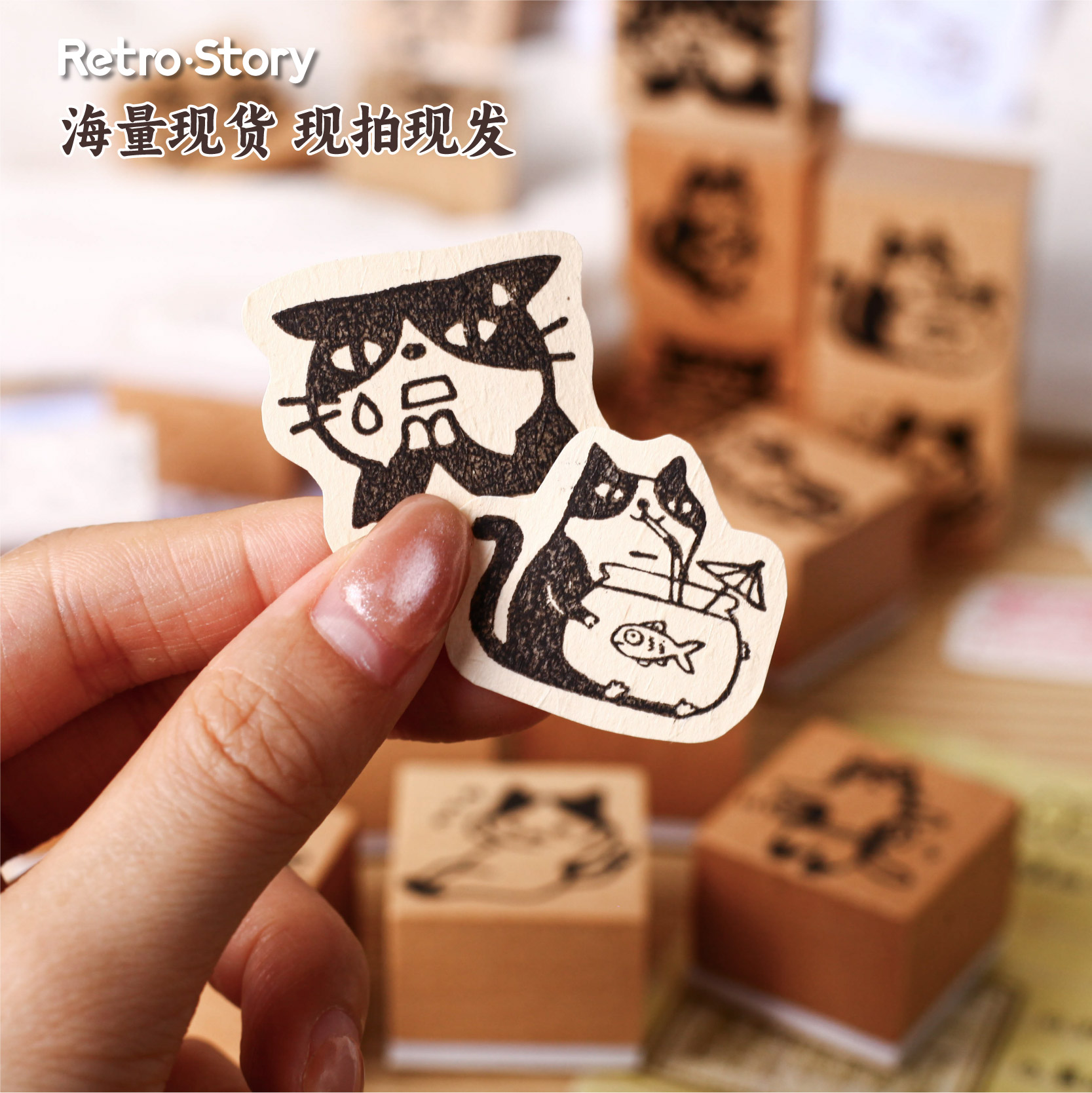 1pc Alphabet Stamps Vintage Wo - огляд і ціна Rubber Stamp Blank