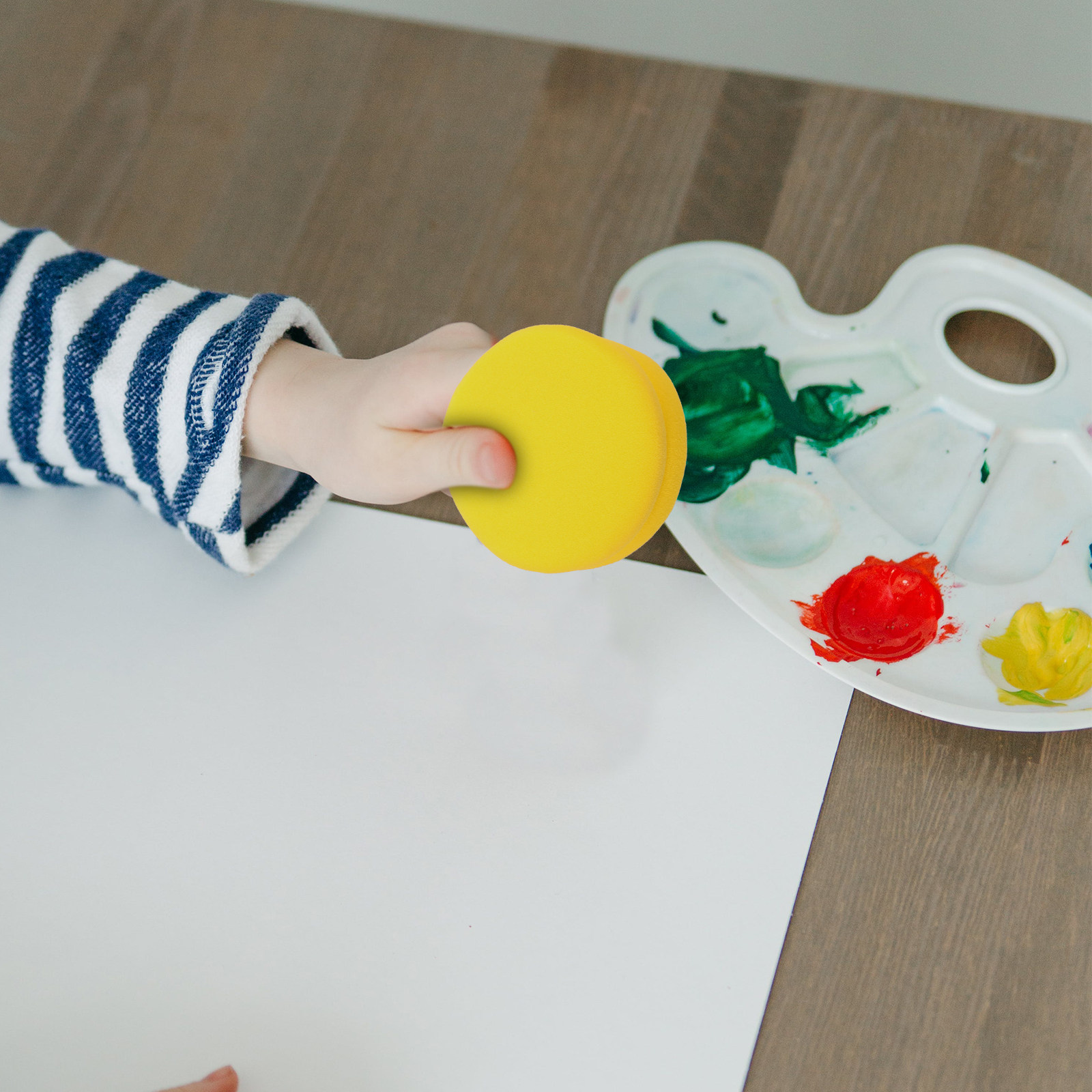 2Pcs Painting Sponge Round DIY - огляд і ціна Art Craft Kindergarten