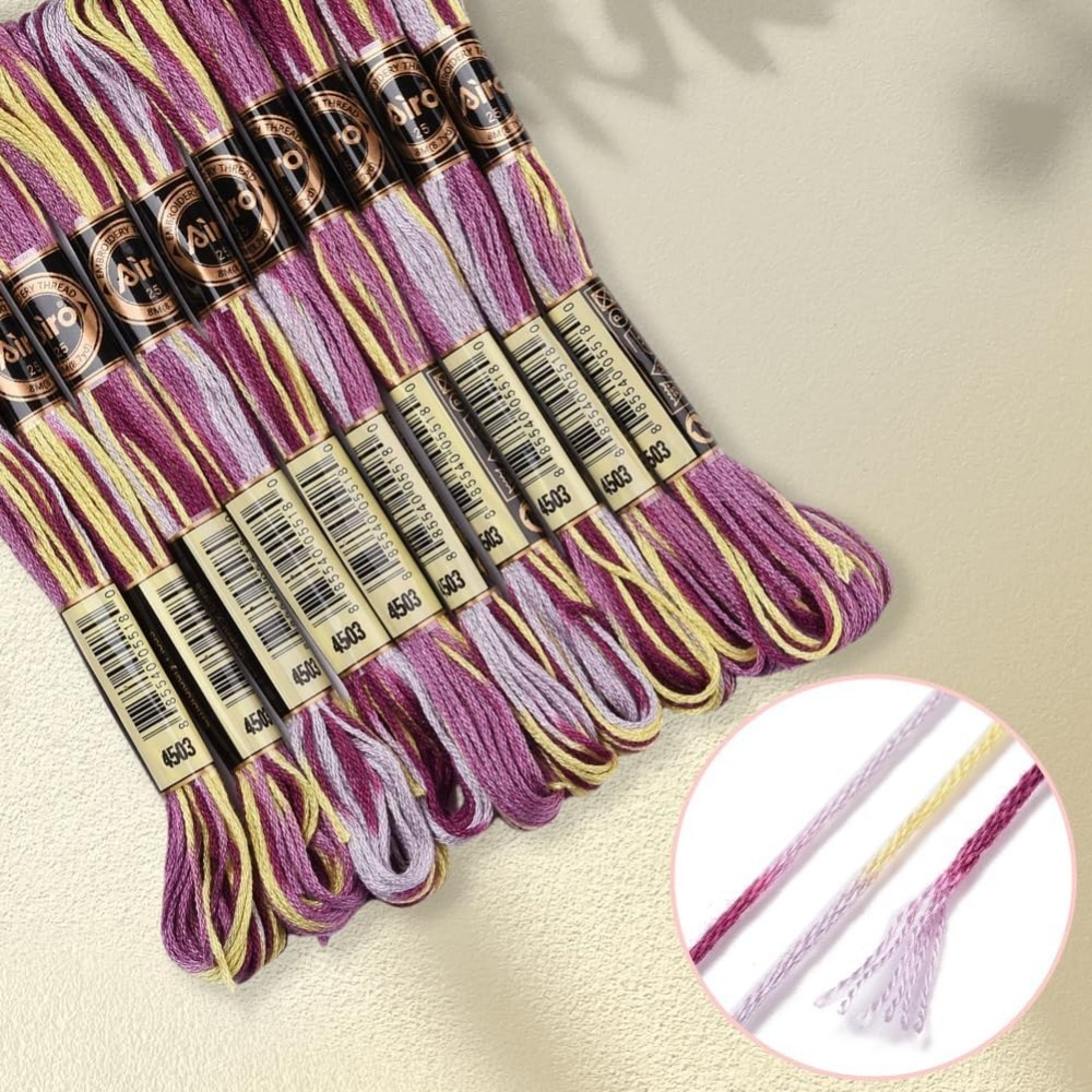 6 Strands Purple Variegated Em - огляд і ціна Artwork Craft