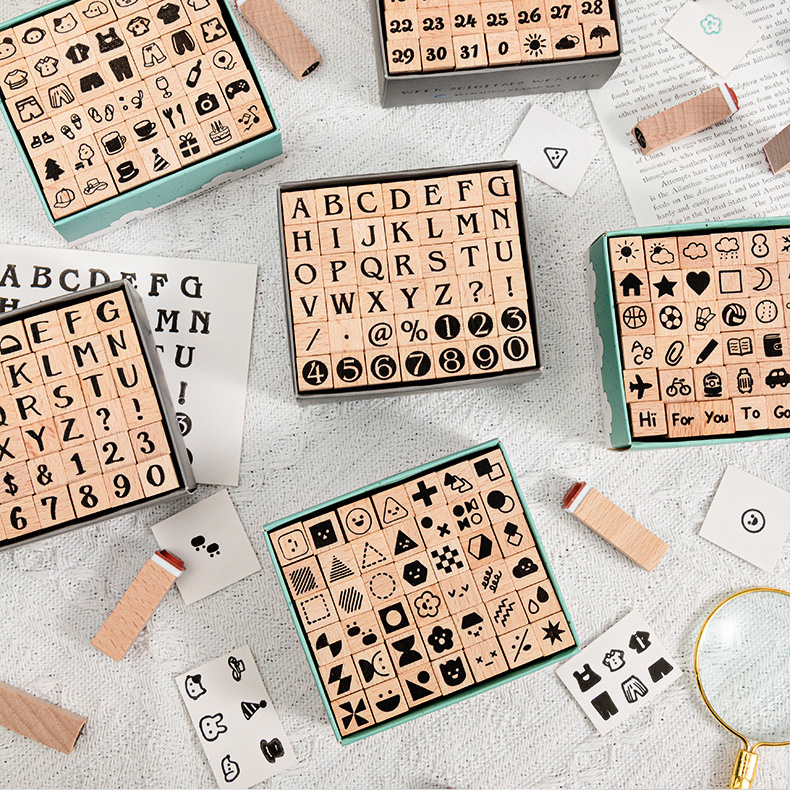 Cute Wooden Planner Rubber Sta - огляд і ціна Rubber Stamp Blank