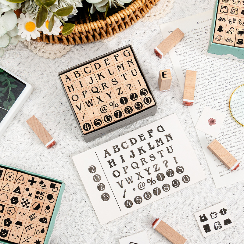 Cute Wooden Planner Rubber Sta - огляд і ціна Rubber Stamp Blank