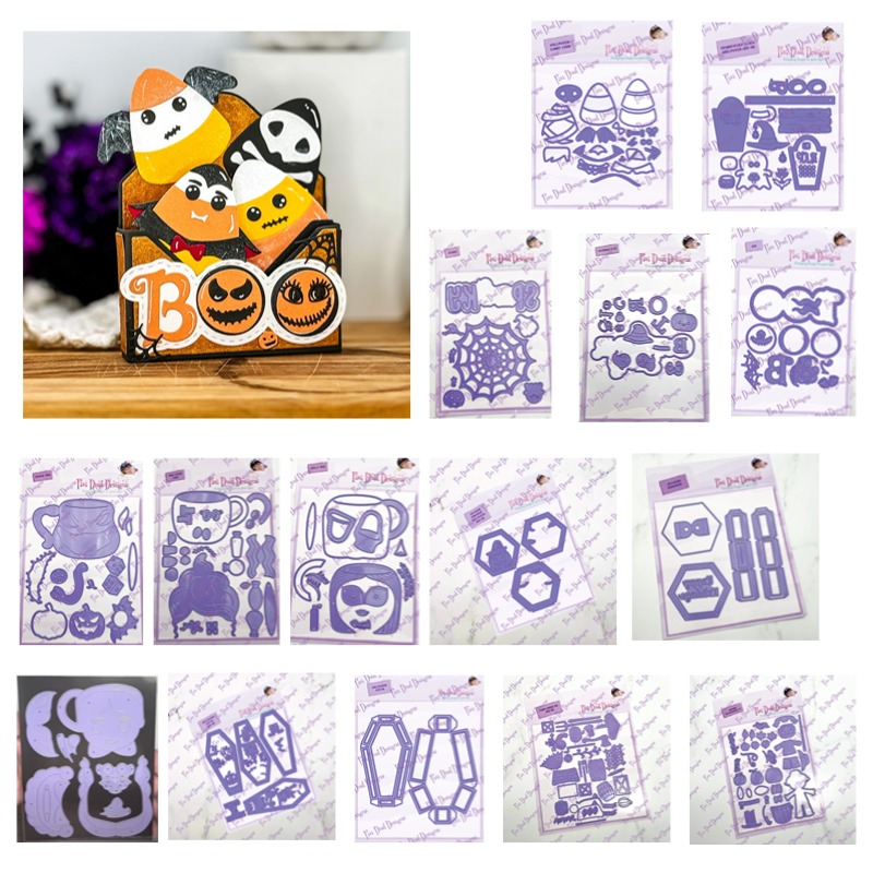 Clock Halloween Candy Boo Mug  - огляд і ціна Rubber Stamp Blank