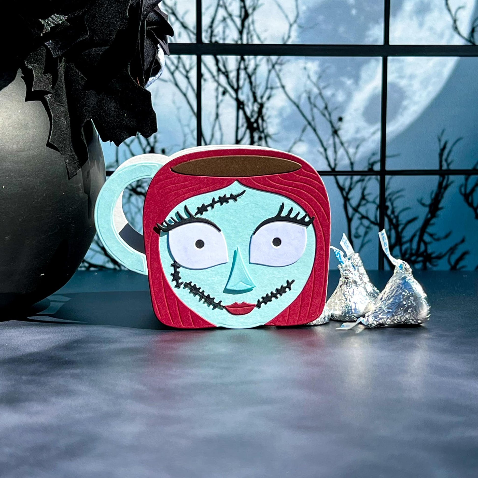 Clock Halloween Candy Boo Mug  - огляд і ціна Rubber Stamp Blank