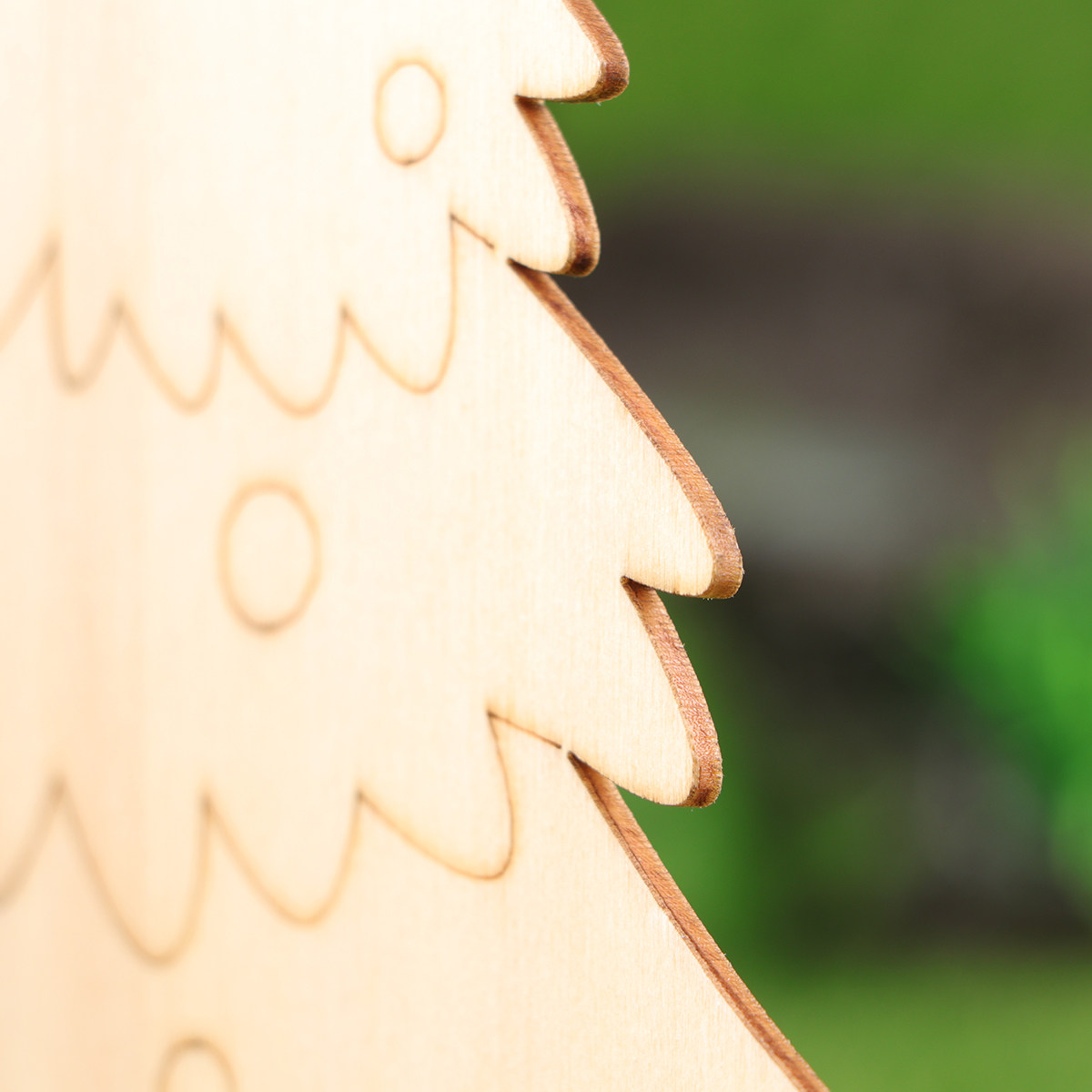 2Pcs Wooden Christmas Ornament - огляд і ціна Art And Craft Xmas Tree
