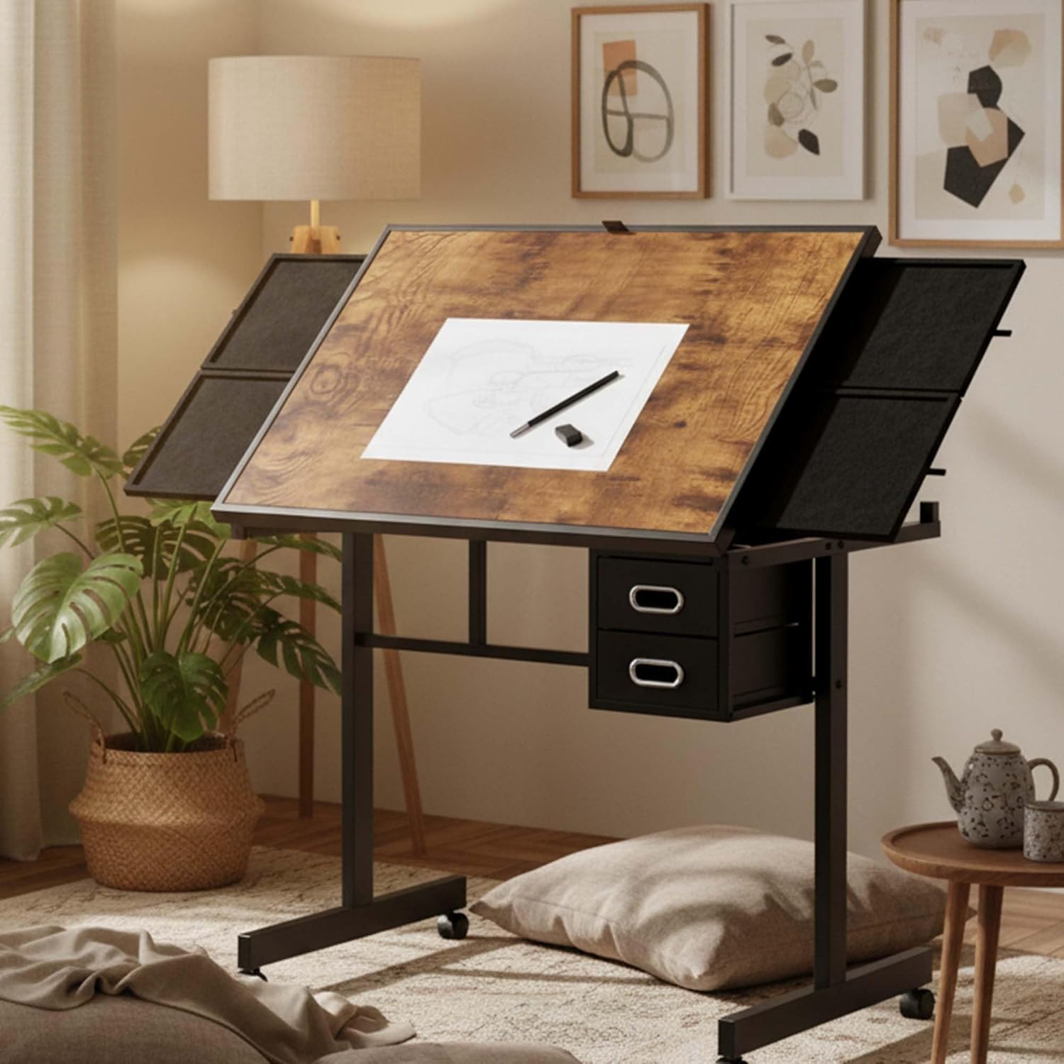 Adjustable Drafting Table with - огляд і ціна Art And Craft Studio