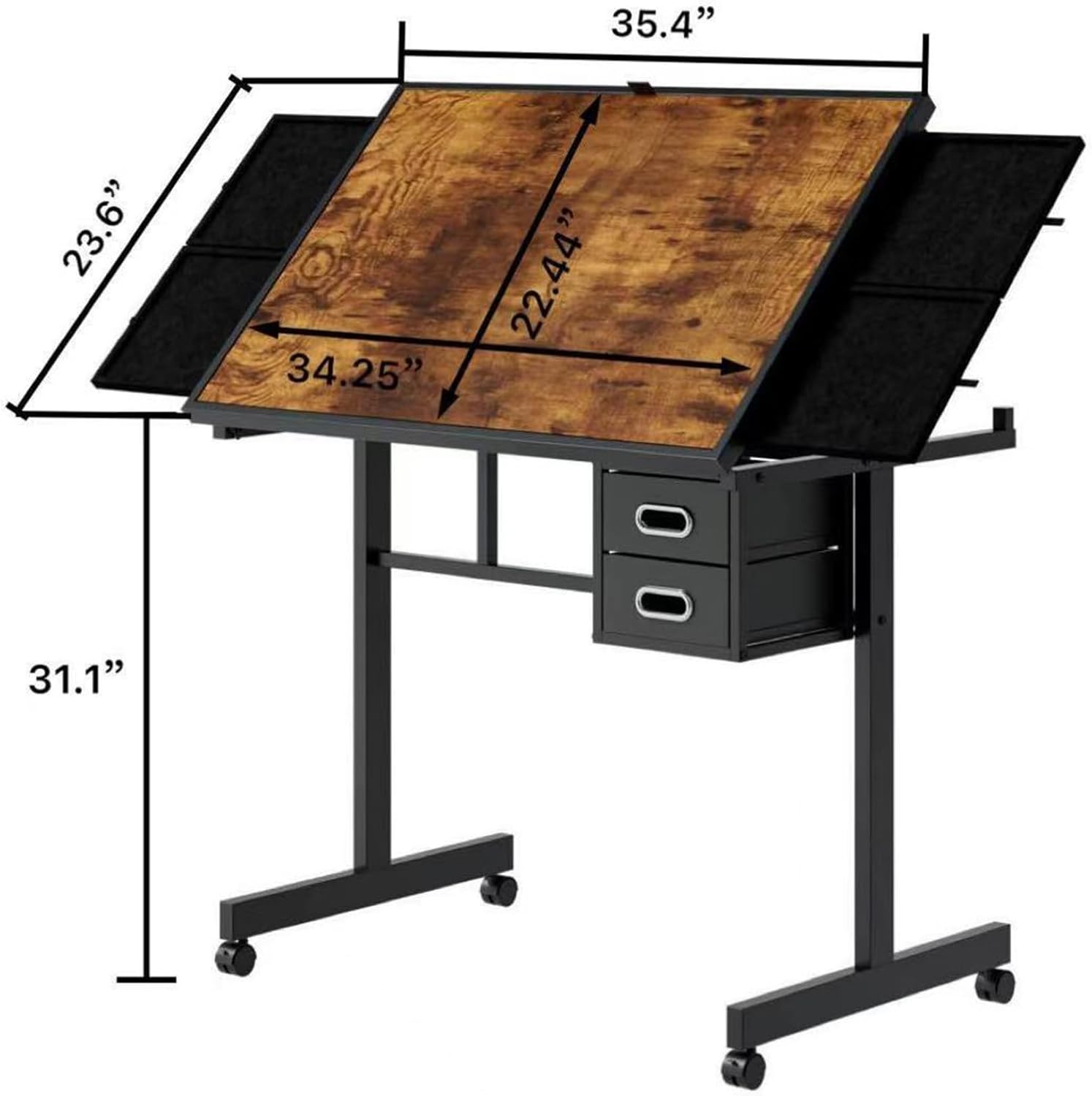 Adjustable Drafting Table with - огляд і ціна Art And Craft Studio