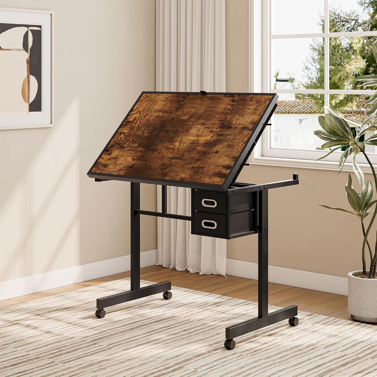 Adjustable Drafting Table with - огляд і ціна Art And Craft Studio