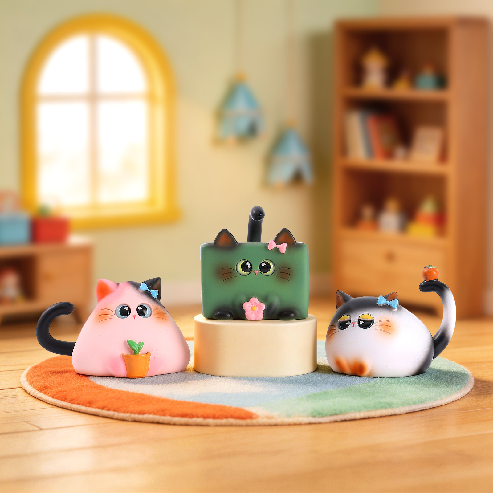 Blind Box Cat Figurine Resin C - огляд і ціна Art Craft Cat