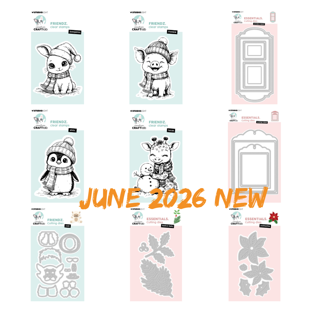 New Christmas Animals Silicone - огляд і ціна Rubber Stamp Blank