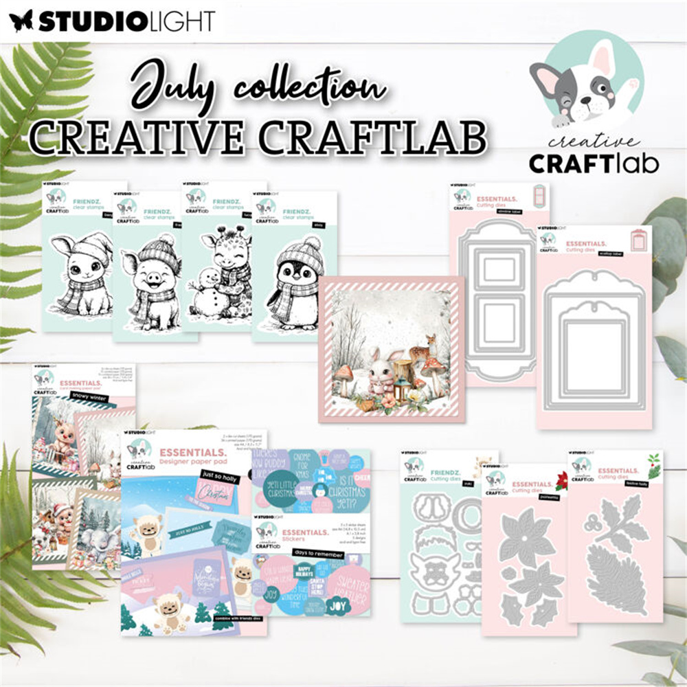 New Christmas Animals Silicone - огляд і ціна Rubber Stamp Blank
