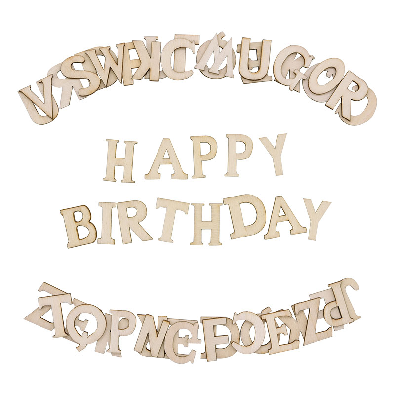 100pcs Wood English Alphabet D - огляд і ціна Art Craft Number