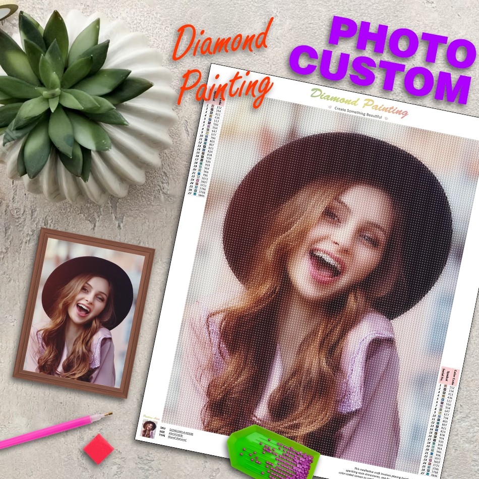 RUOPOTY Photo Custom Diamond A - огляд і ціна Art And Craft Valentine