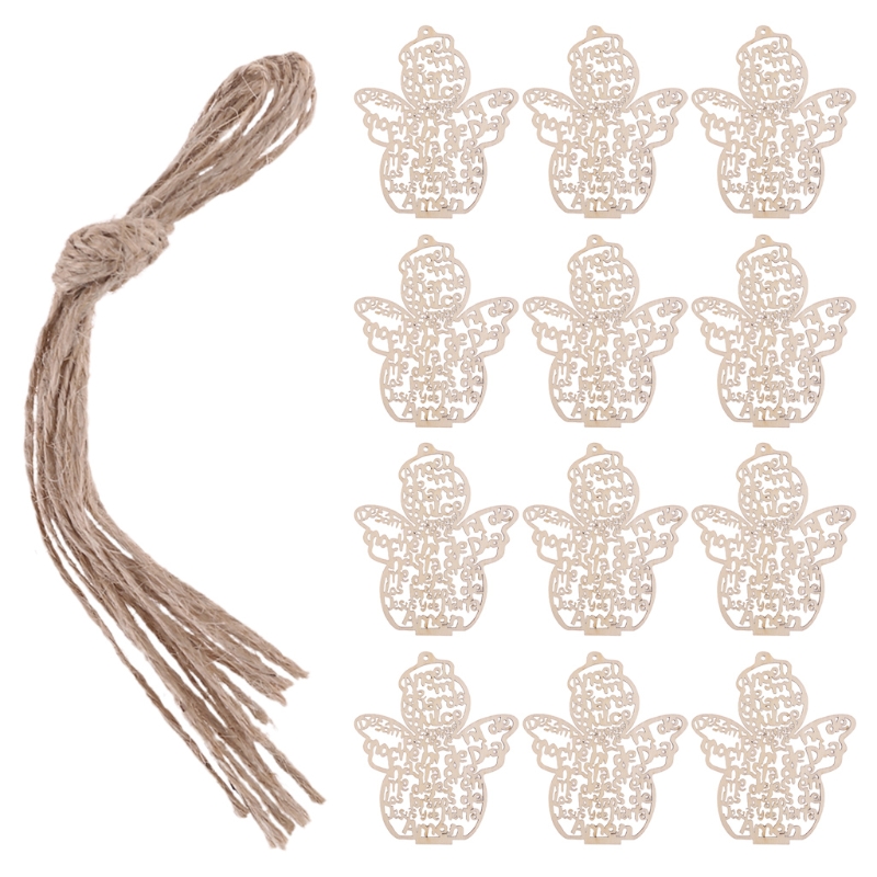 12 Pcs/Pack Wooden Hollow Out  - огляд і ціна Art Craft Description