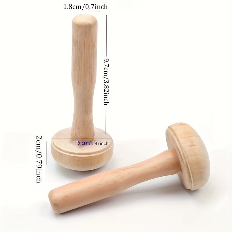 1Pc Wooden Mushroom Roller Pap - огляд і ціна Art Craft Using Paper