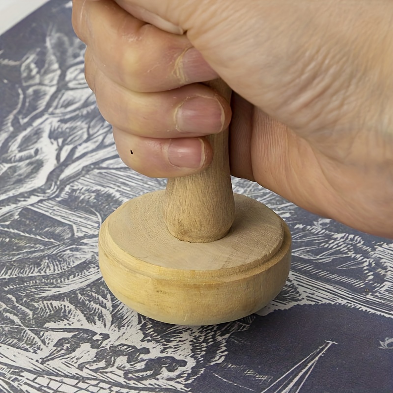 1Pc Wooden Mushroom Roller Pap - огляд і ціна Art Craft Using Paper