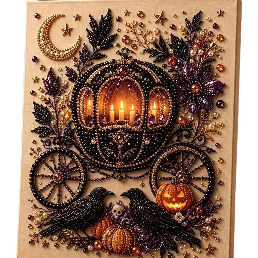 Halloween Ghost & Pumpkin 3D P - огляд і ціна Art Craft Cat