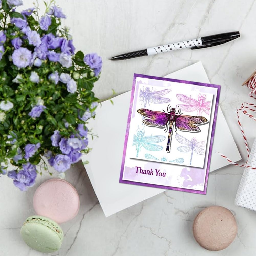 Dragonfly Clear Stamps for DIY - огляд і ціна Rubber Stamp Blank