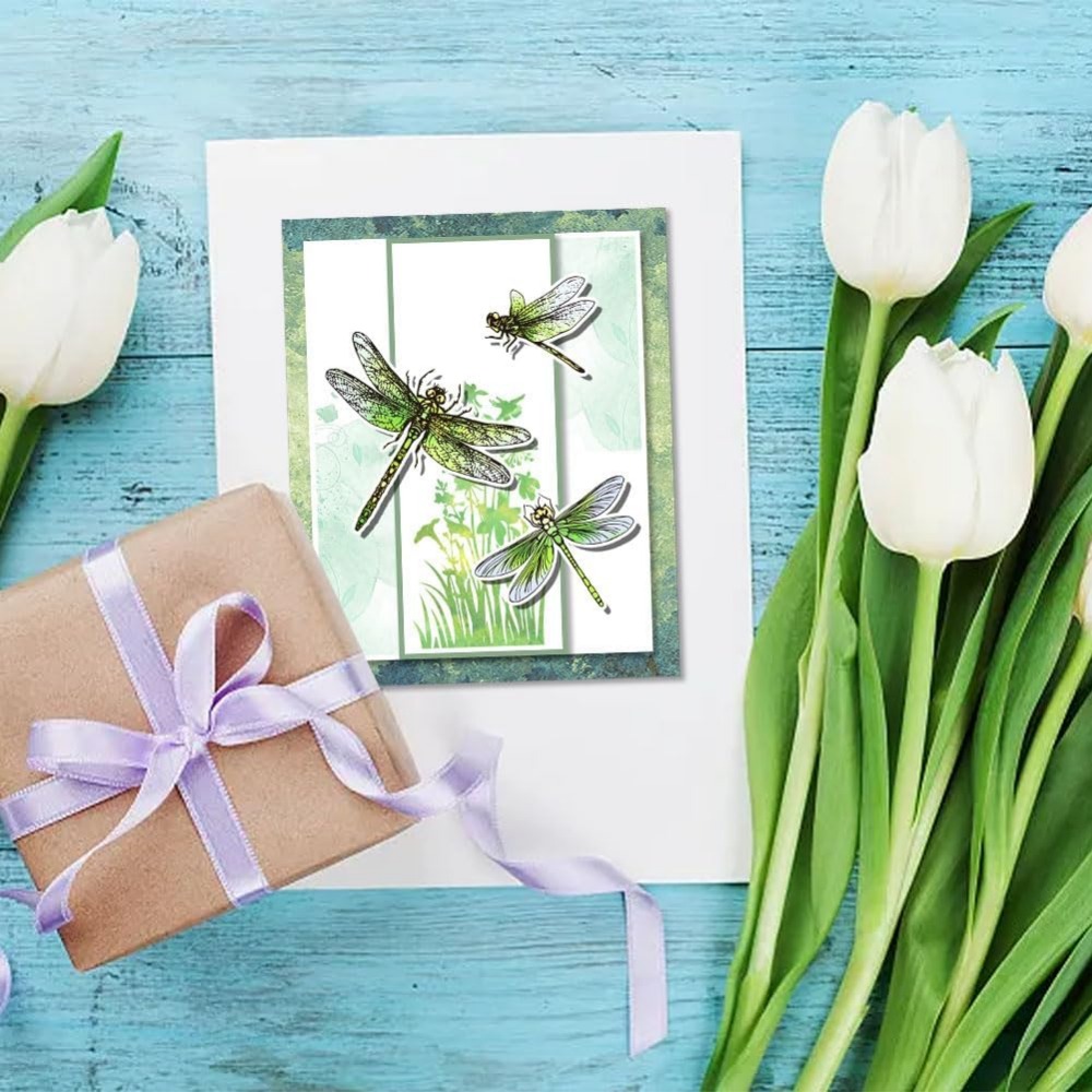 Dragonfly Clear Stamps for DIY - огляд і ціна Rubber Stamp Blank