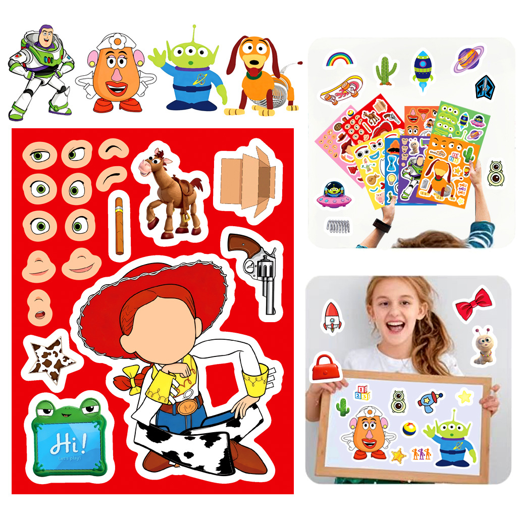 Toy Story 5 Make a Face Sticke - огляд і ціна Art Craft Material
