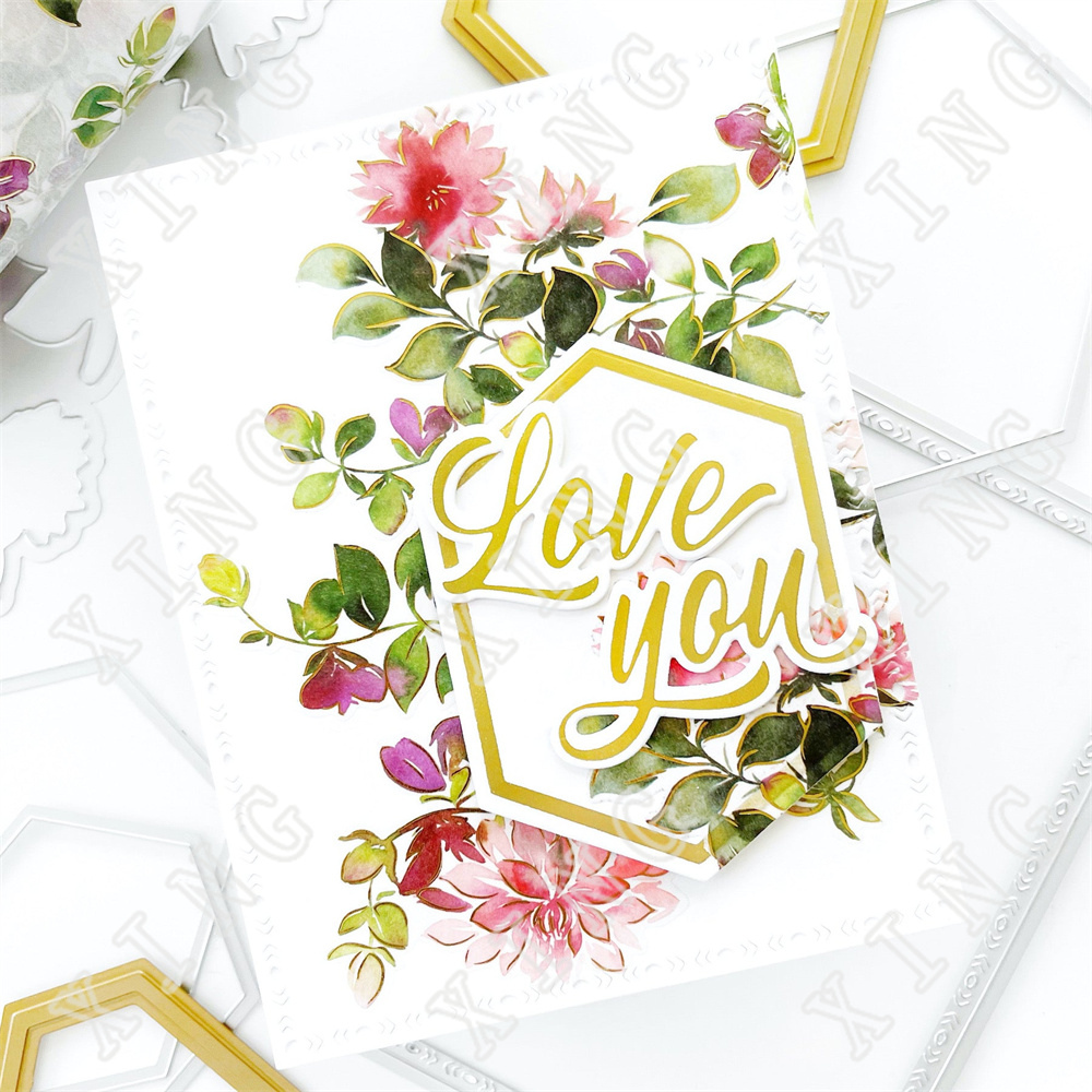 Rainbow Floral Pink Fresh Meta - огляд і ціна Rubber Stamp Blank