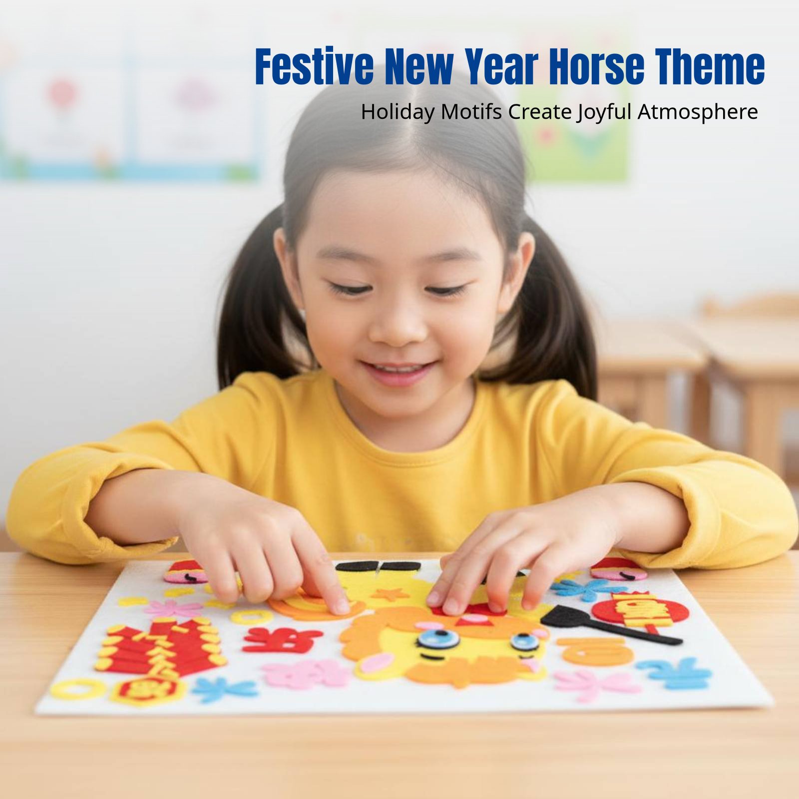 2026 New Year DIY Fabric Art S - огляд і ціна Art Craft Kindergarten