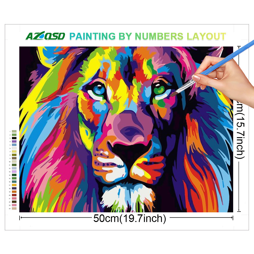AZQSD Adult Paint By Numbers A - огляд і ціна Art Craft Cat