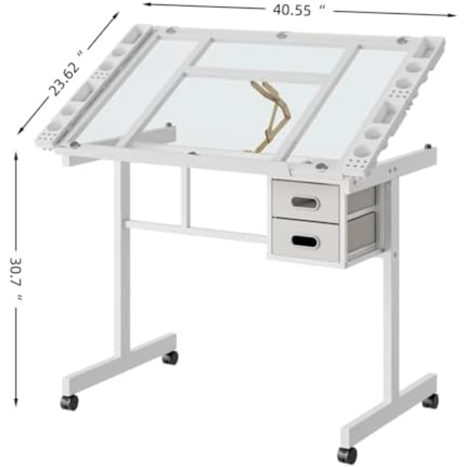 Rolling Drafting Table Desk, P - огляд і ціна Art Crafting