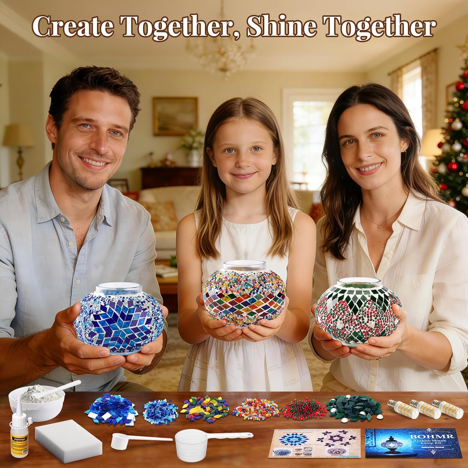 DIY 3 Globe Turkish Mosaic Lam - огляд і ціна Art Crafting
