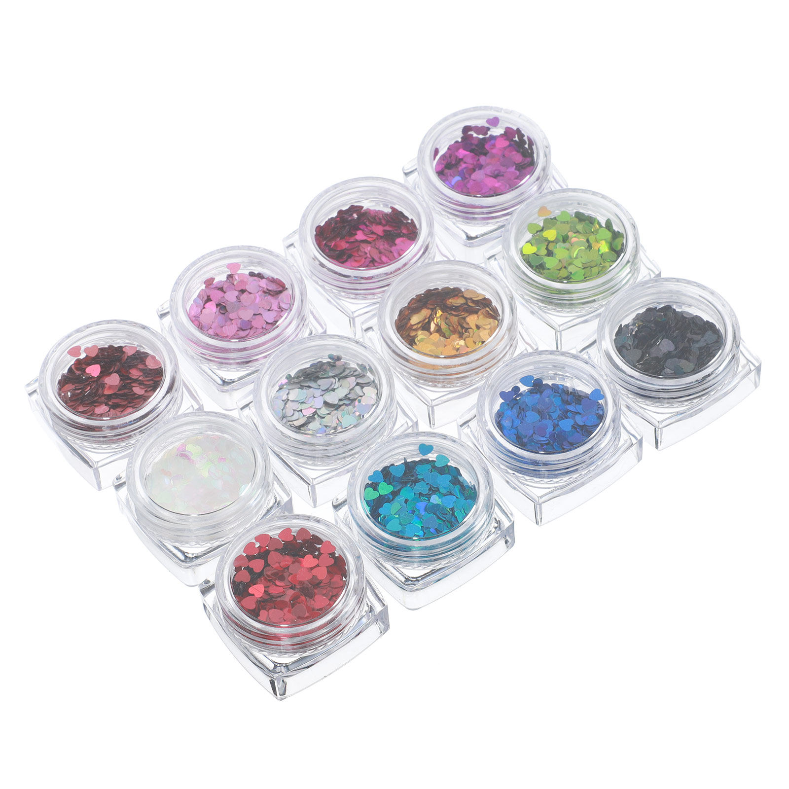 1Set Shinning Heart Nail Sequi - огляд і ціна Art And Craft Valentine