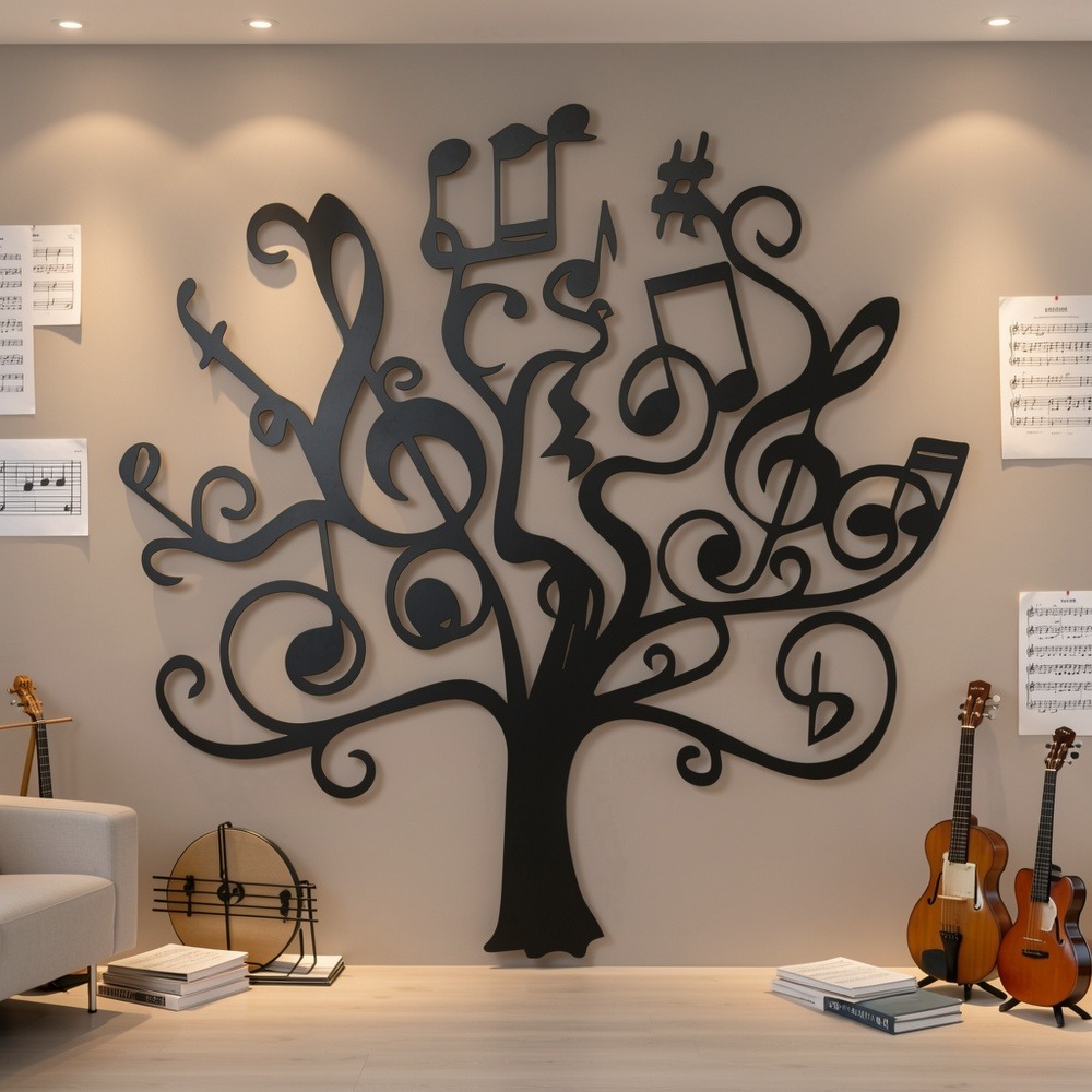 CIFBUY Metal Wall Art Musical  - огляд і ціна Art And Craft Studio