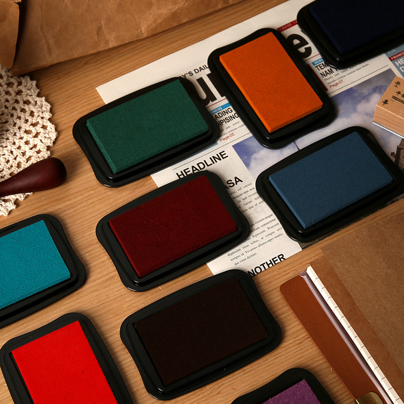 12 Colors Vintage Solid Color  - огляд і ціна Rubber Stamp Blank