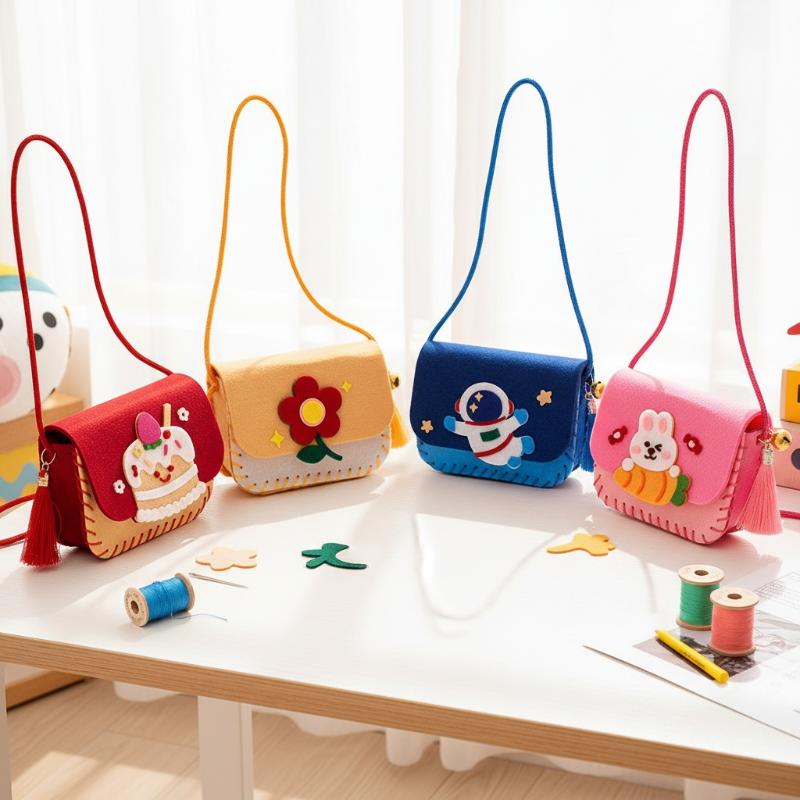 Felt Bag Making Kit for Childr - огляд і ціна Art Craft Kindergarten