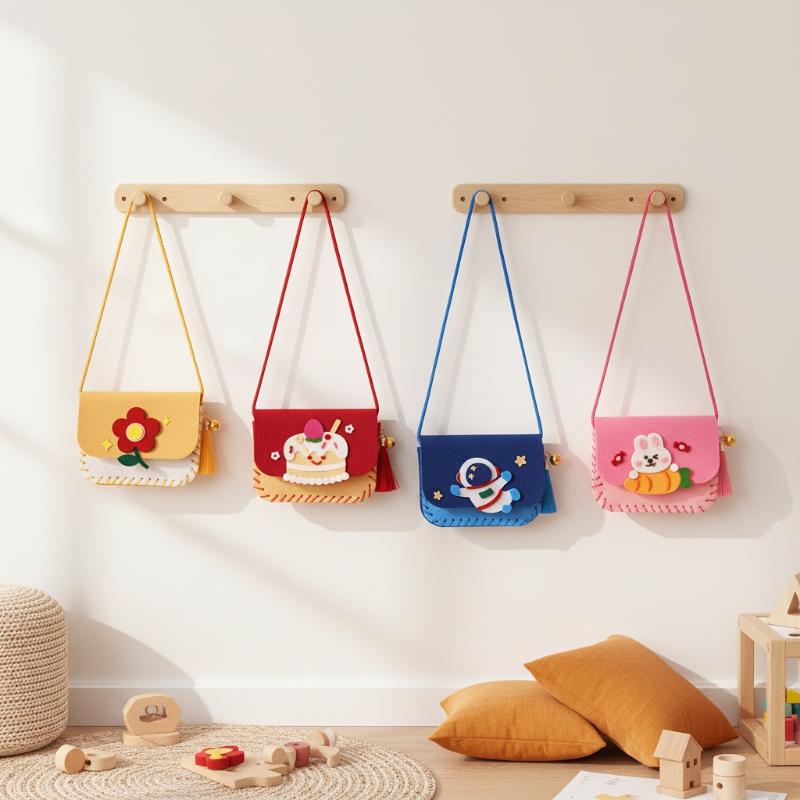 Felt Bag Making Kit for Childr - огляд і ціна Art Craft Kindergarten